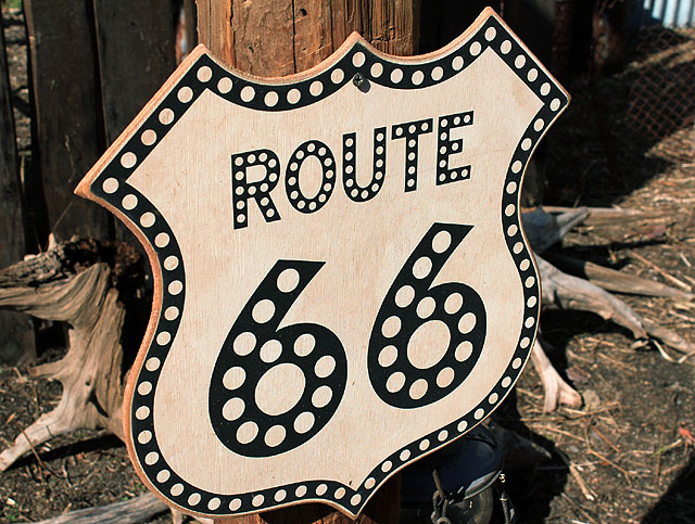 楽天市場】ルート66 ロードサイドショップ ウッドサイン （ルート66