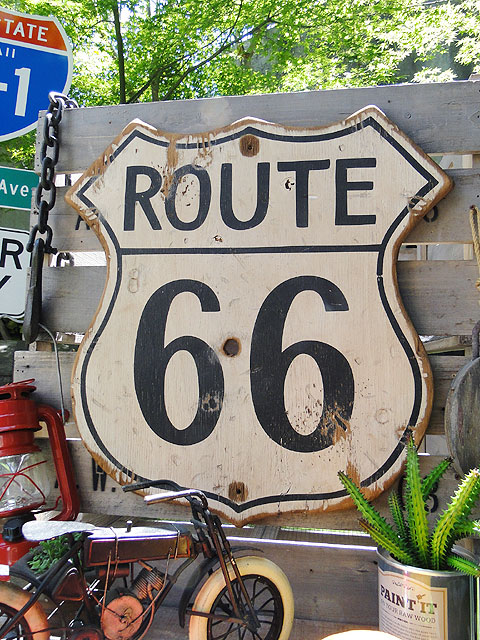 楽天市場】ルート66 ロードサイン木製看板 アメリカン雑貨 アメリカ