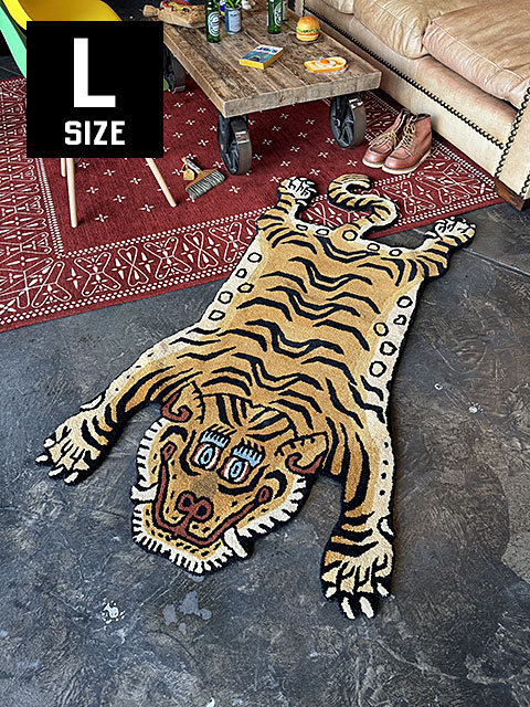楽天市場】チベタン タイガーラグ （Lサイズ） 160cmX90cm 単品