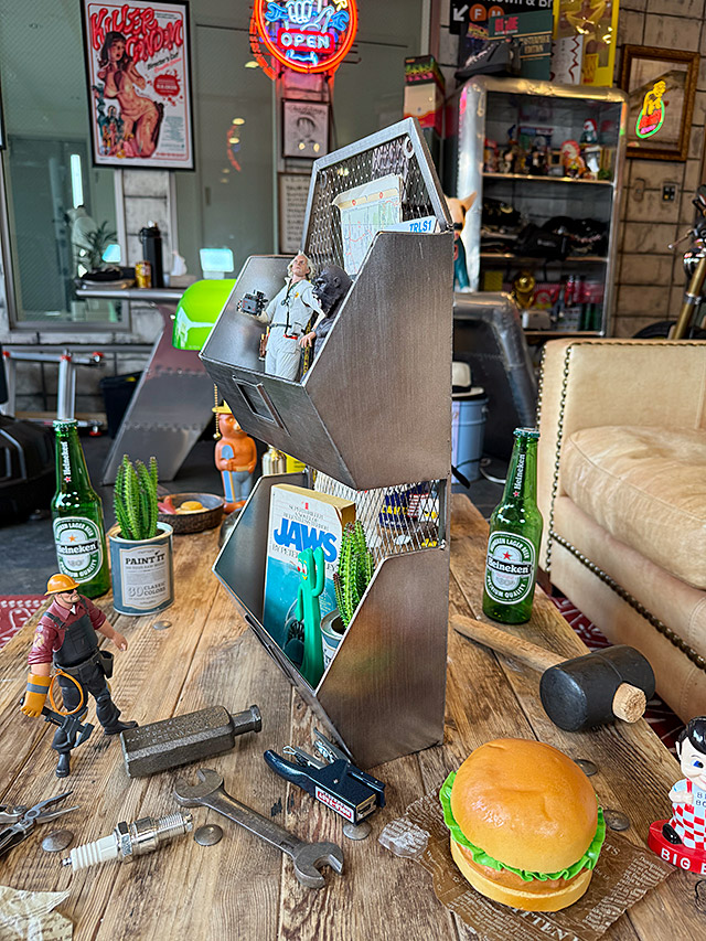 楽天市場】インダストリアル メタルウォールラック 2段タイプ 壁掛け