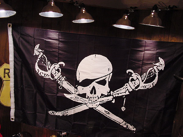 楽天市場】海賊フラッグ （クロスソード） アメリカン雑貨 アメリカ