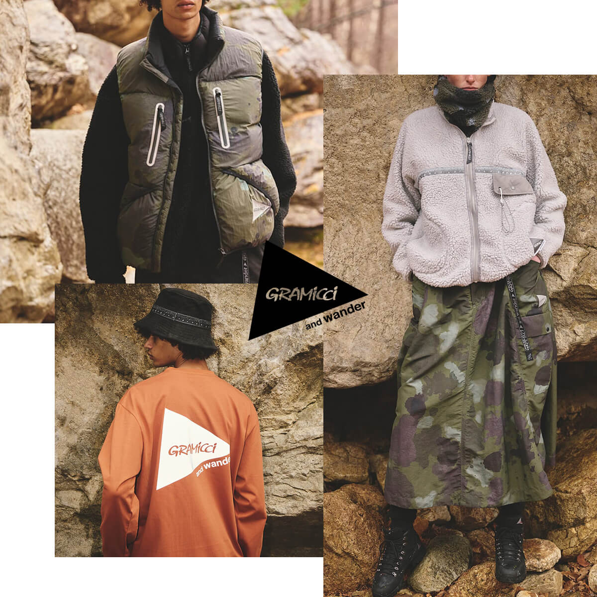 楽天市場】グラミチ×アンドワンダー ダウンベスト GRAMICCI×and wander