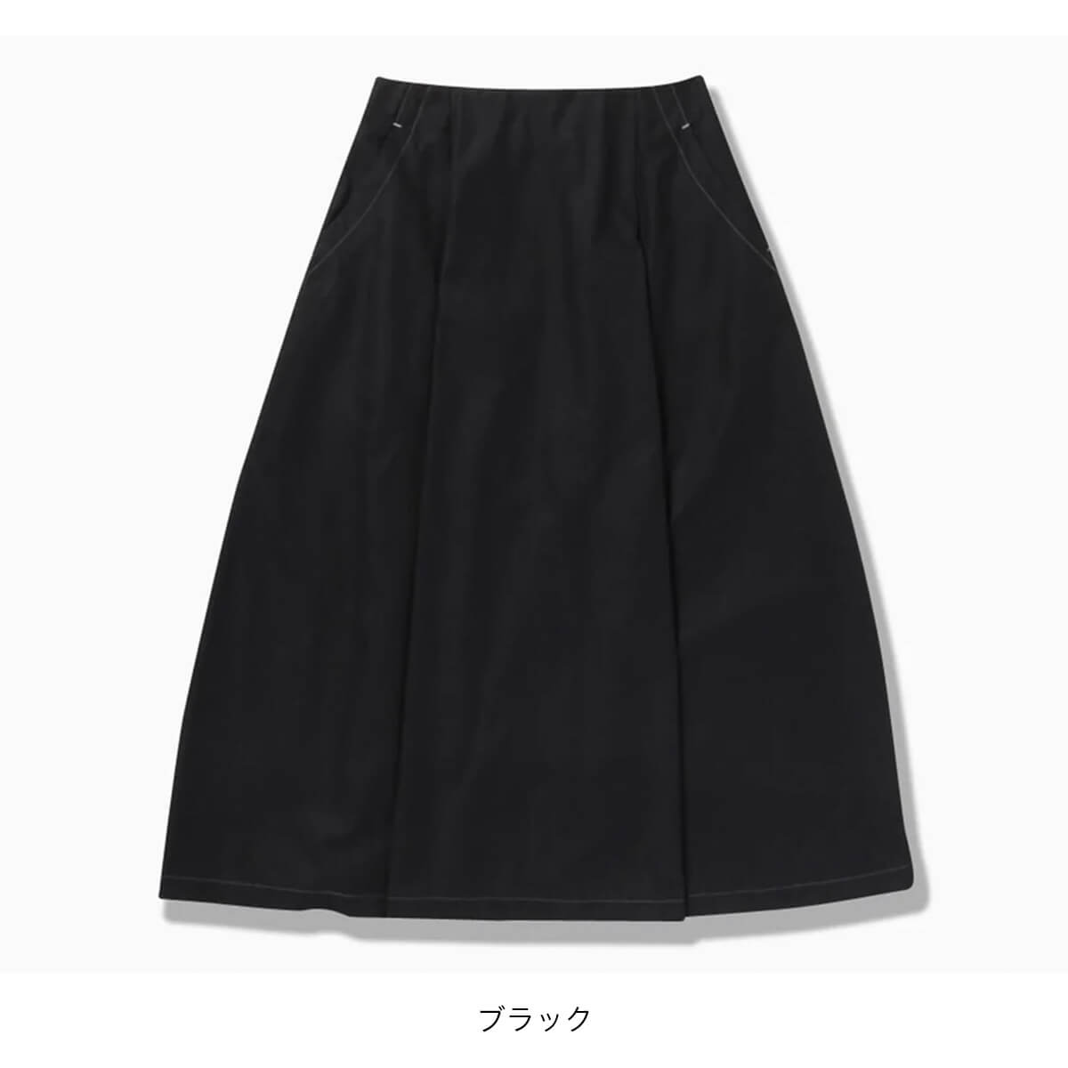 楽天市場】アンドワンダー ハイカウントクロススカート and wander