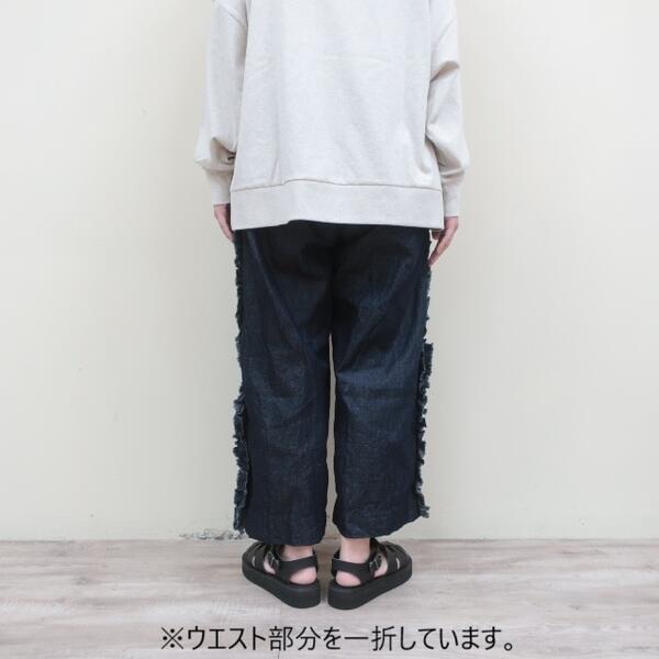 楽天市場】Gauze#インディゴビビアンパンツINDIGO VIVIENNE PANT G1026