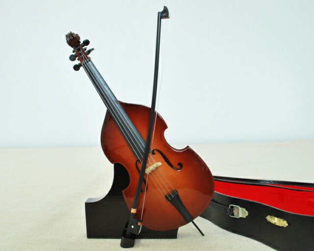 楽天市場】ミニチュア楽器 コントラバス 24cmサイズ お取り寄せ商品