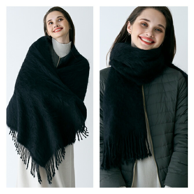 楽天市場】Cashmee カシミヤ 100％ ミンク加工 大判 ストール カシミヤ