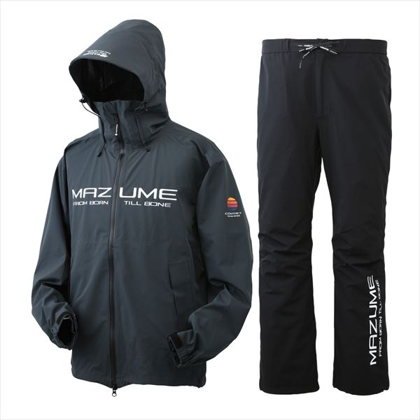 mazume フィッシングレインスーツ(上下セット) ブラック mazume レイン