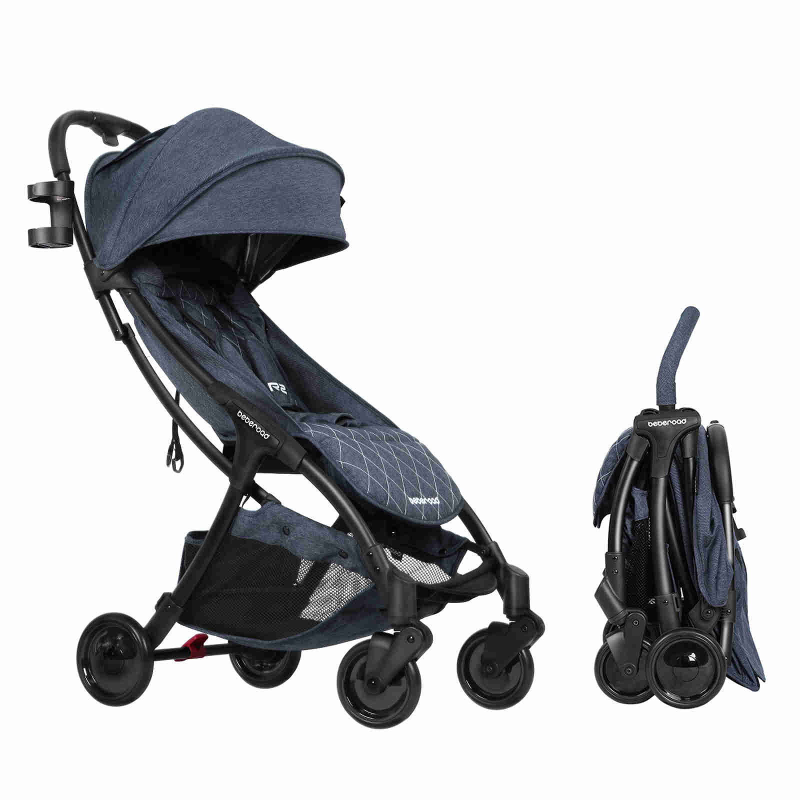 楽天市場】BEBEROAD R2 ベビーカー バギー コンパクト 軽量 折りたたみ