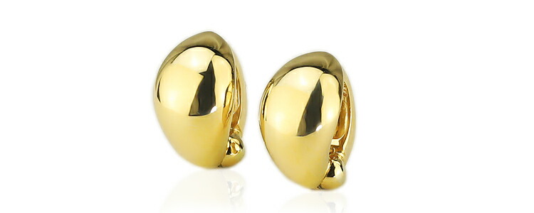 楽天市場】K18フープイヤリング ピアリング(11mmスピンドル)(18金 18k