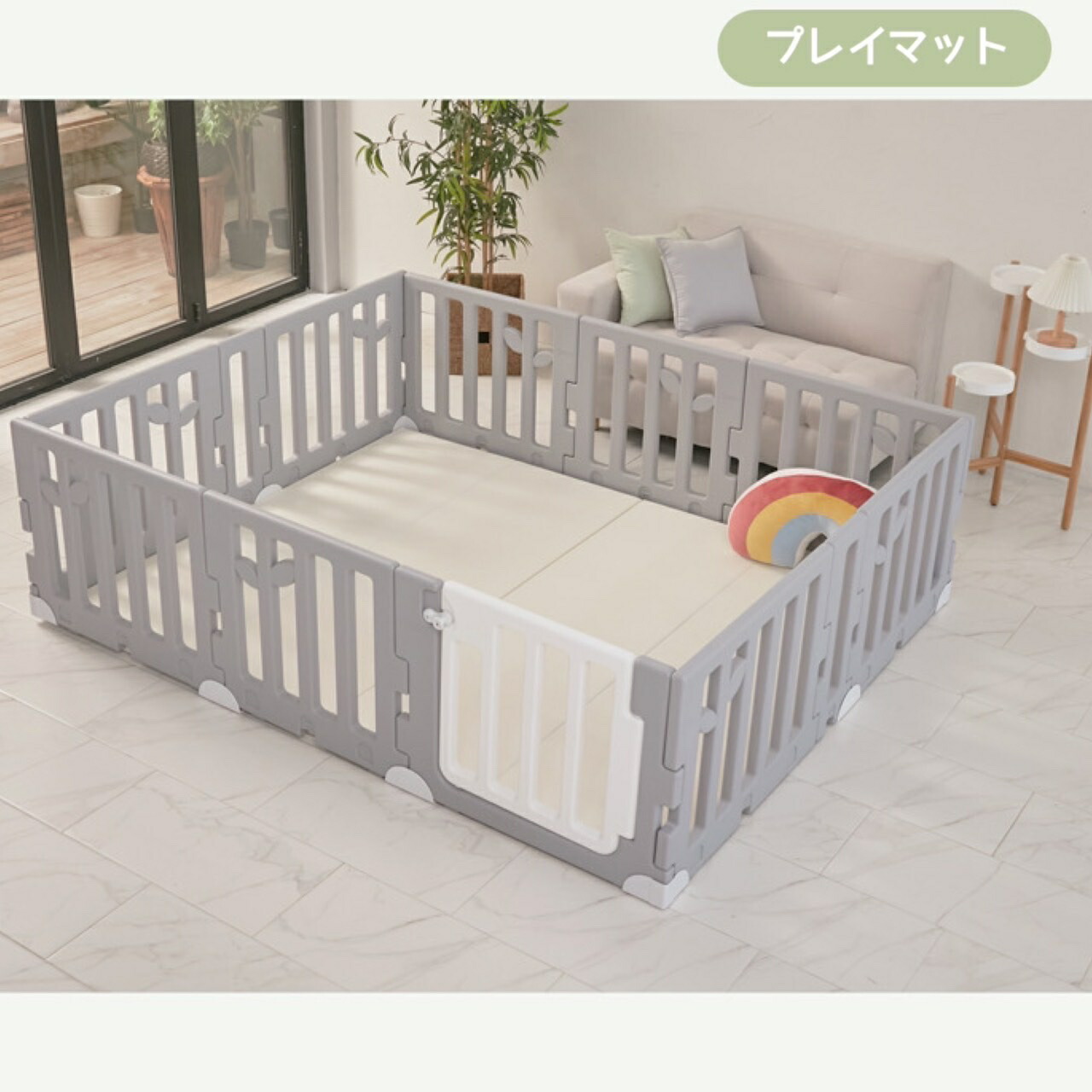 楽天市場】P5倍☆公式☆Caraz ベビーサークル【10枚ドア付セット