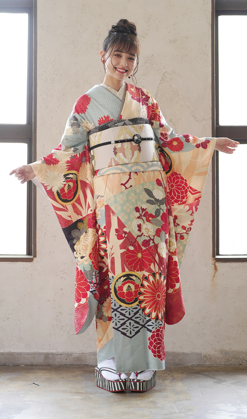 楽天市場】フルセット 振袖 帯 セット 振袖ブランド carancoron 振袖