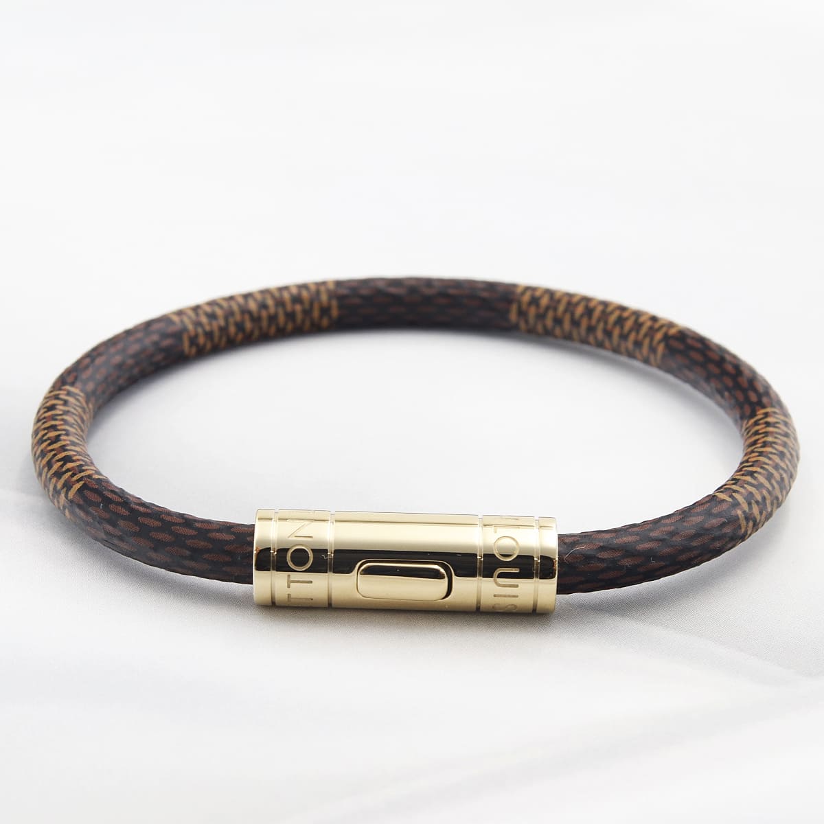 楽天市場】ルイヴィトン ブレスレット ダミエ ゴールド 正規品