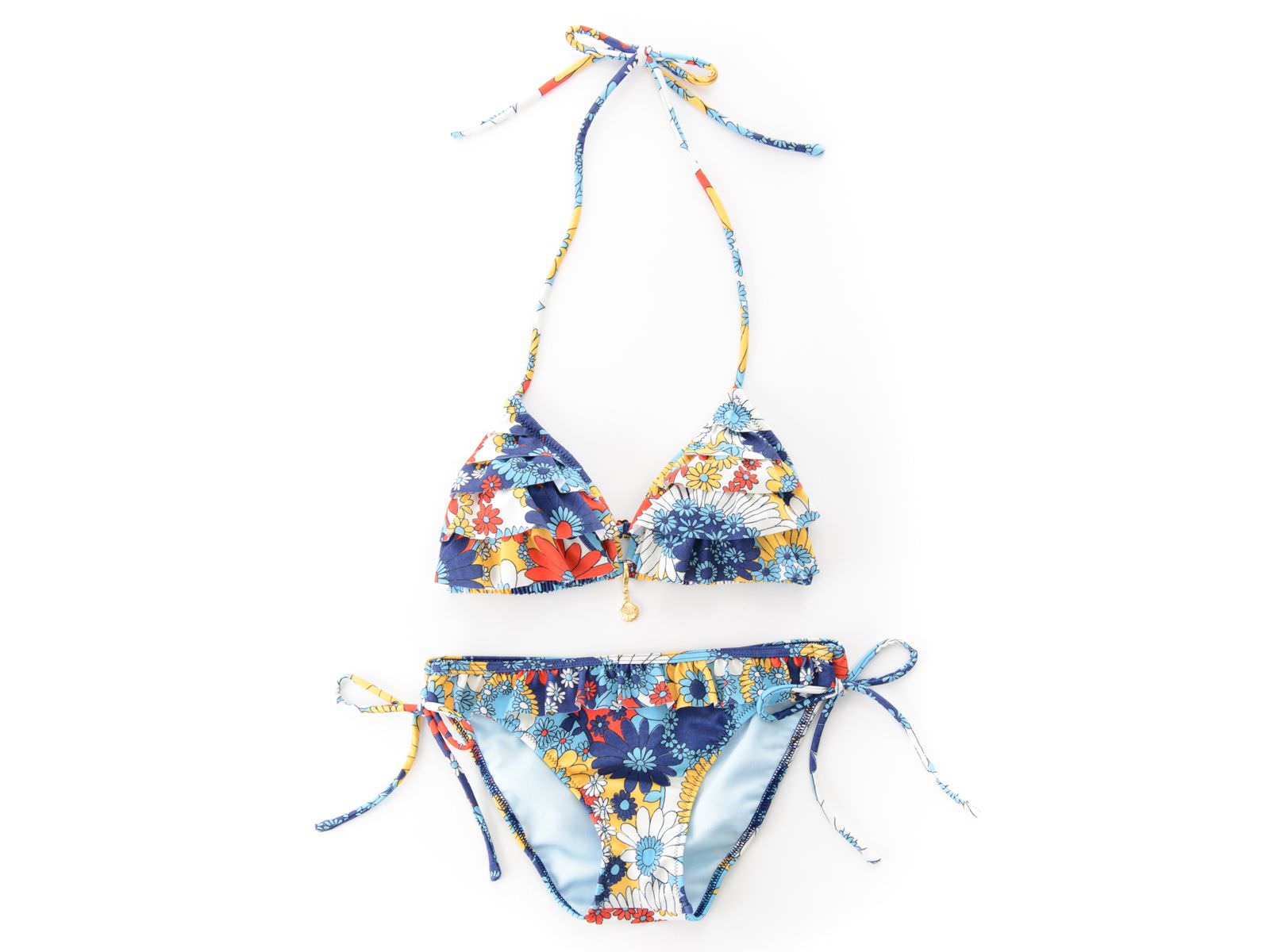 楽天市場】閉店セール！水着 レディース フラワー三角 ビキニ レイニィ