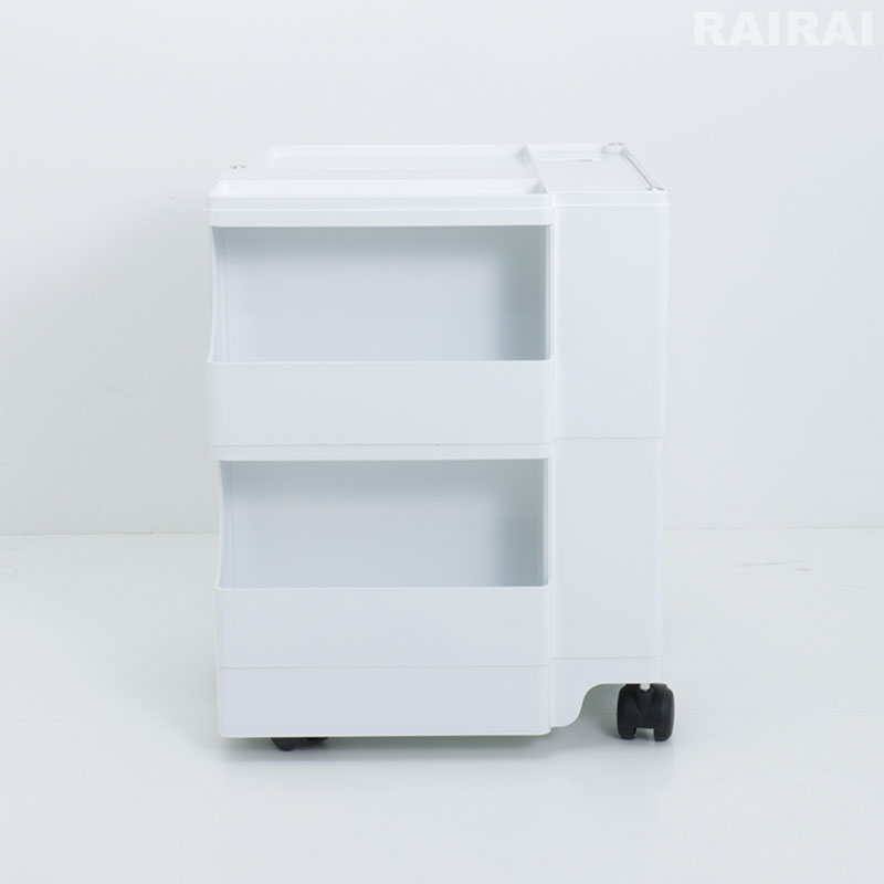 楽天市場】ボビーワゴン 2段 2トレイ ホワイト ブラック ビーライン B