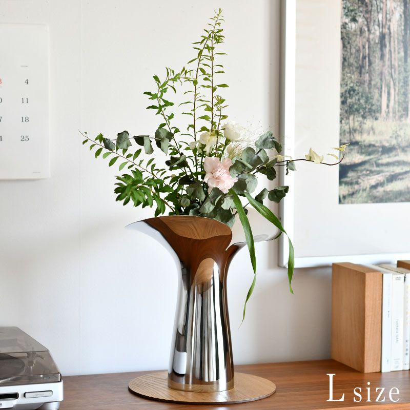 楽天市場】ジョージジェンセン フラワーベース L 33cm ブルーム