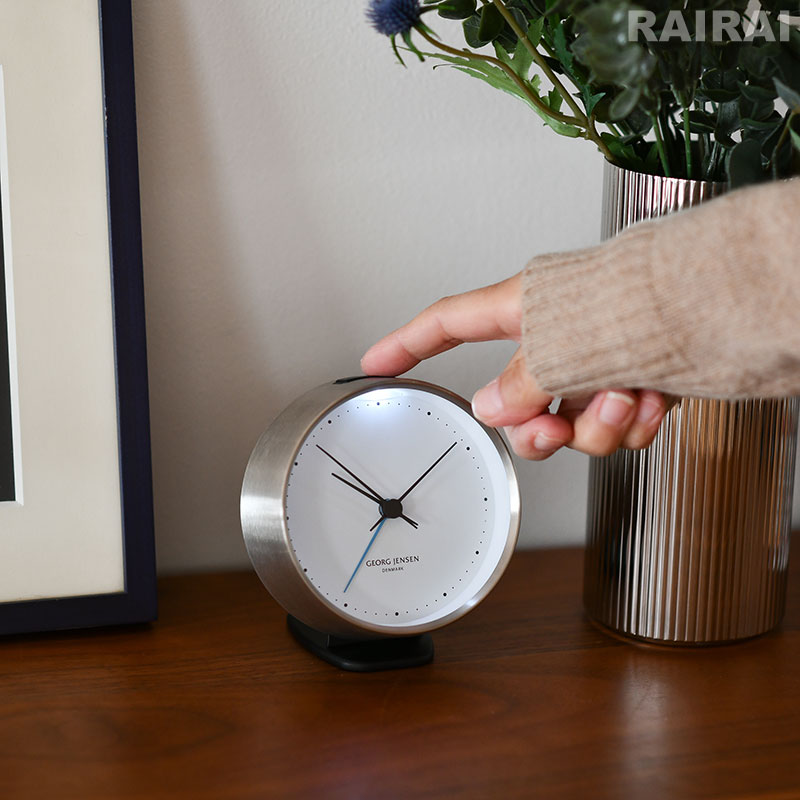 楽天市場】ジョージジェンセン 置時計 アラームクロック コッペル