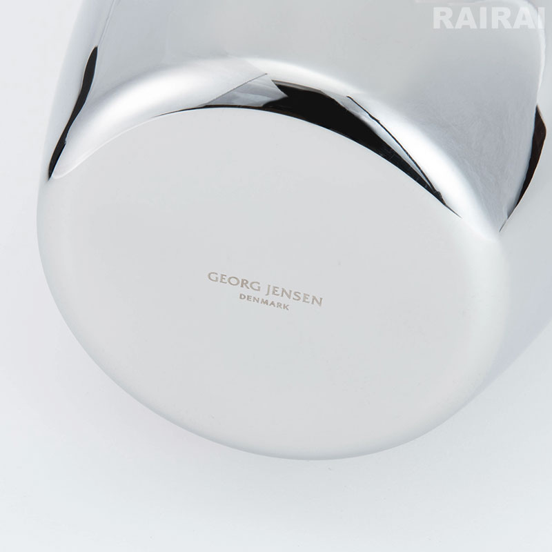 楽天市場】ジョージジェンセン フラワーベース ステンレス H27cm H46cm