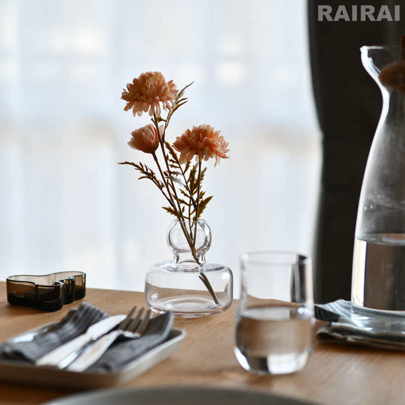 楽天市場】マリメッコ フラワーベース クリア marimekko Flower Vase