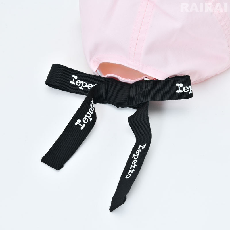 楽天市場】レペット キャップ リボン付き ロゴ ブラック 黒 ピンク