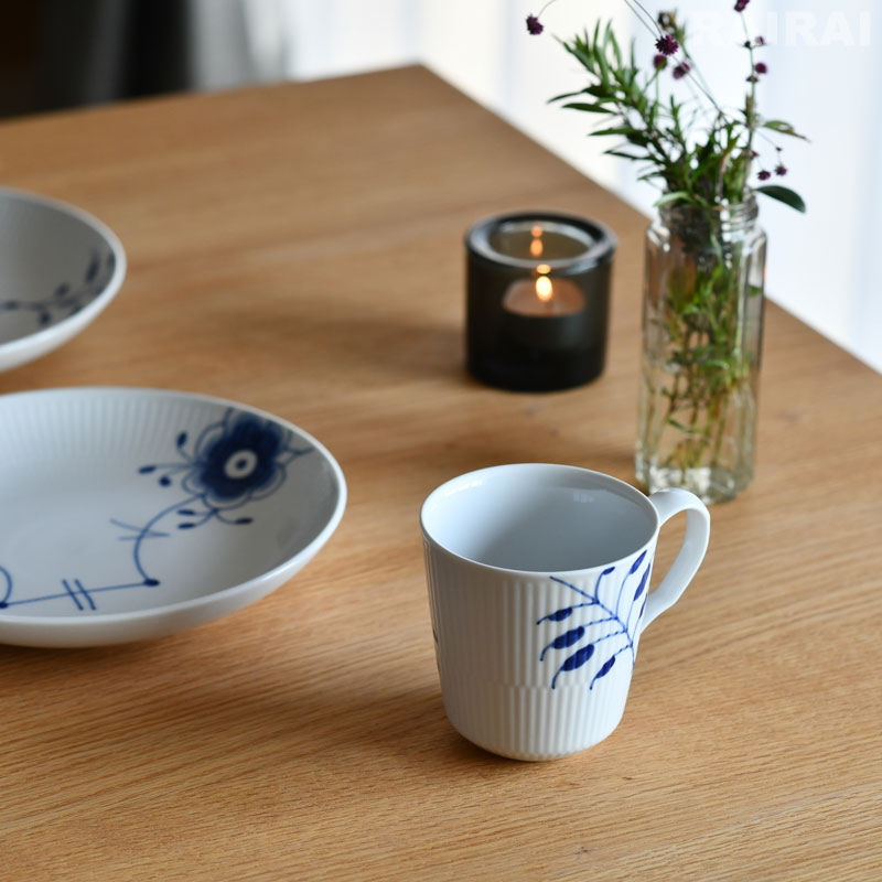 専用Y3269-3.4 ロイコペ 2枚 ブルーフルーテッド プレート T 専用Y3269