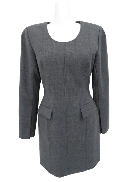 楽天市場】anuans ボクシーミニワンピース グレー 1 '25年 未