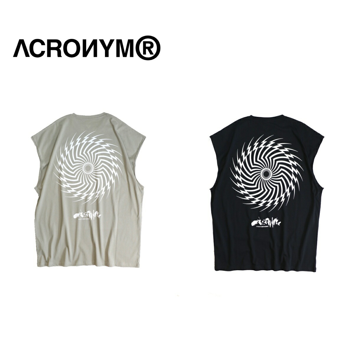 楽天市場】【ACRONYM / アクロニウム】 PIMA COTTON SLEEVELESS T