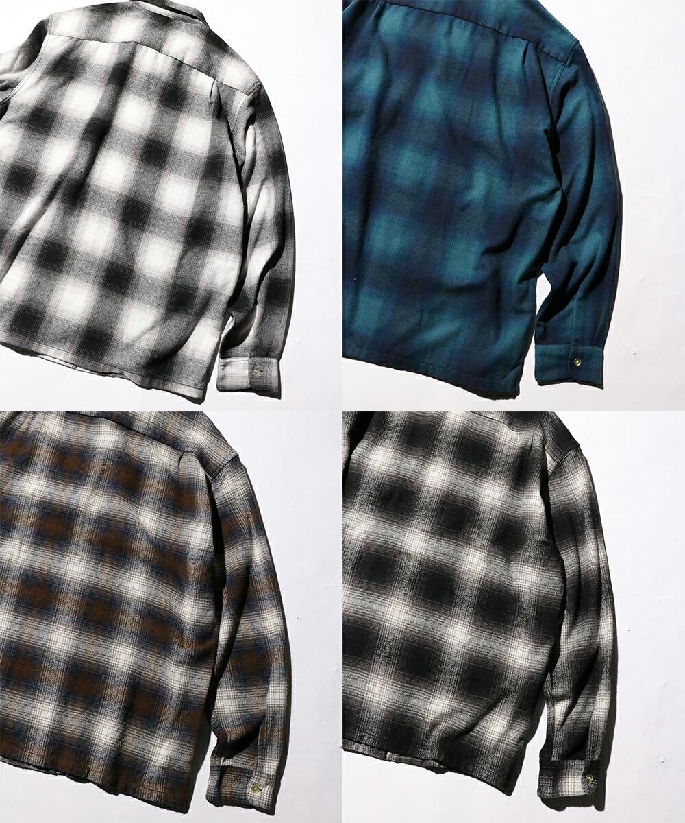 楽天市場】【TOWNCRAFT / タウンクラフト】60S LOOP COLLAR NEL OMBRE