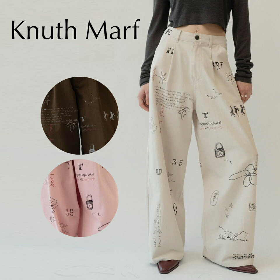 楽天市場】Knuth Marf クヌースマーフ high waist tattoo pants