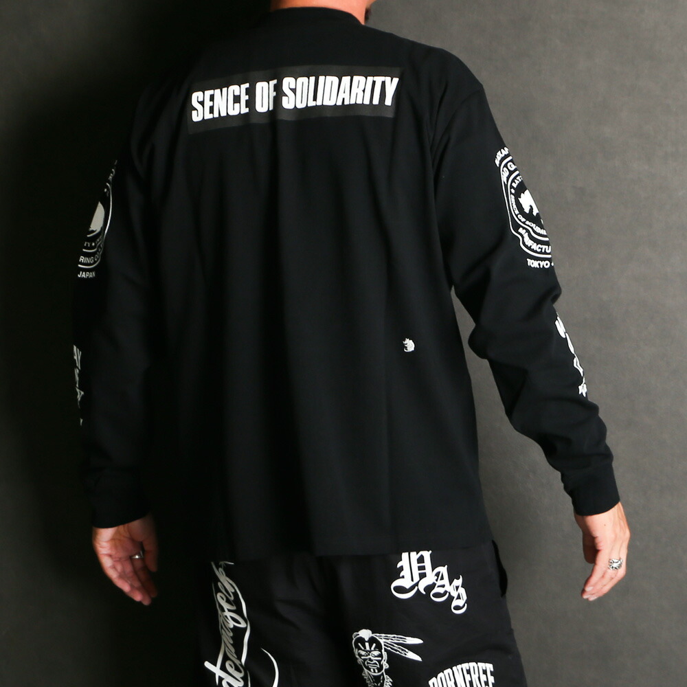 楽天市場】【RATS/ラッツ】TWO WHEEL L/S TEE - BLACK / ロング