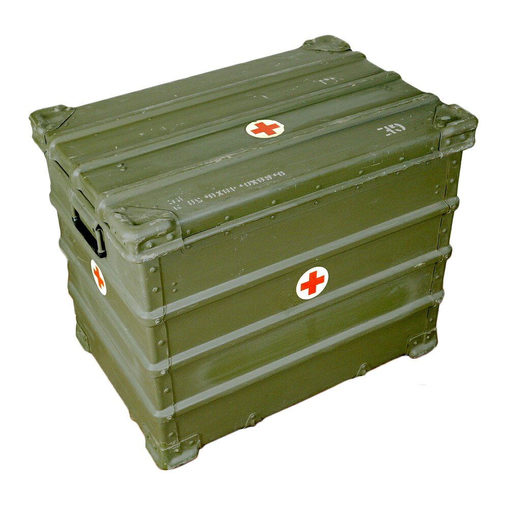 緑 ビンテージボックス ミリタリーボックス？ 緑 ビンテージボックス