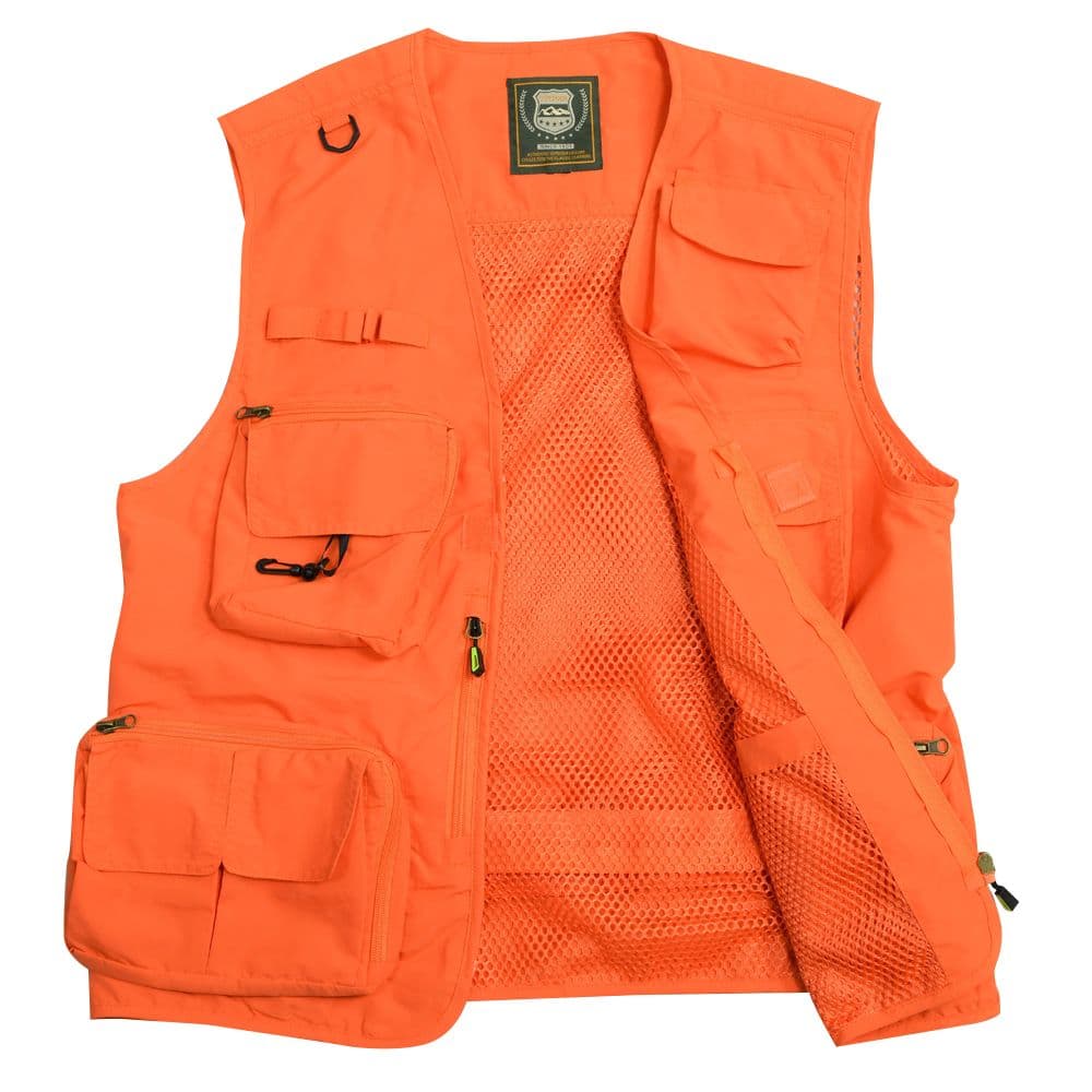 楽天市場】FLYGO ハンティングベスト 狩猟 ブレイズオレンジ チョッキ