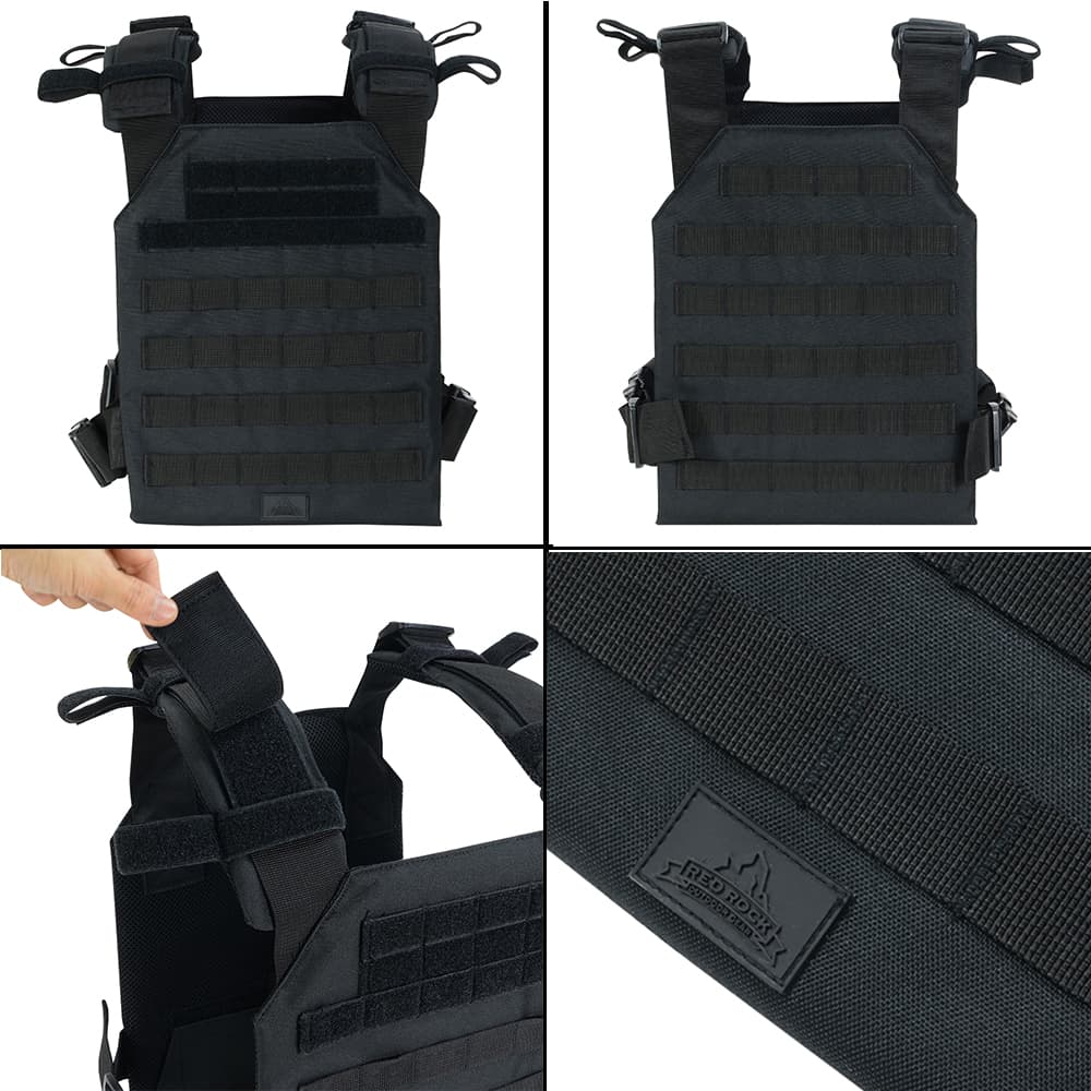 楽天市場】RED ROCK OUTDOOR GEAR プレートキャリア MOLLE ブラック