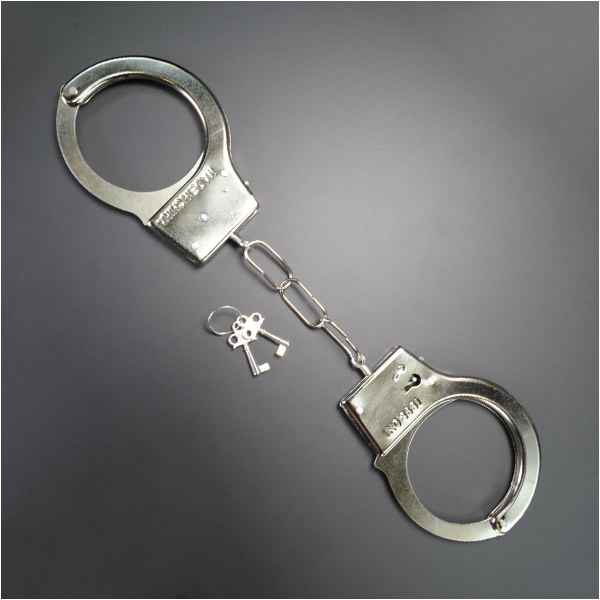 楽天市場】おもちゃ手錠 チェーン 鍵付き 刻印無 子供用 ハンドカフ