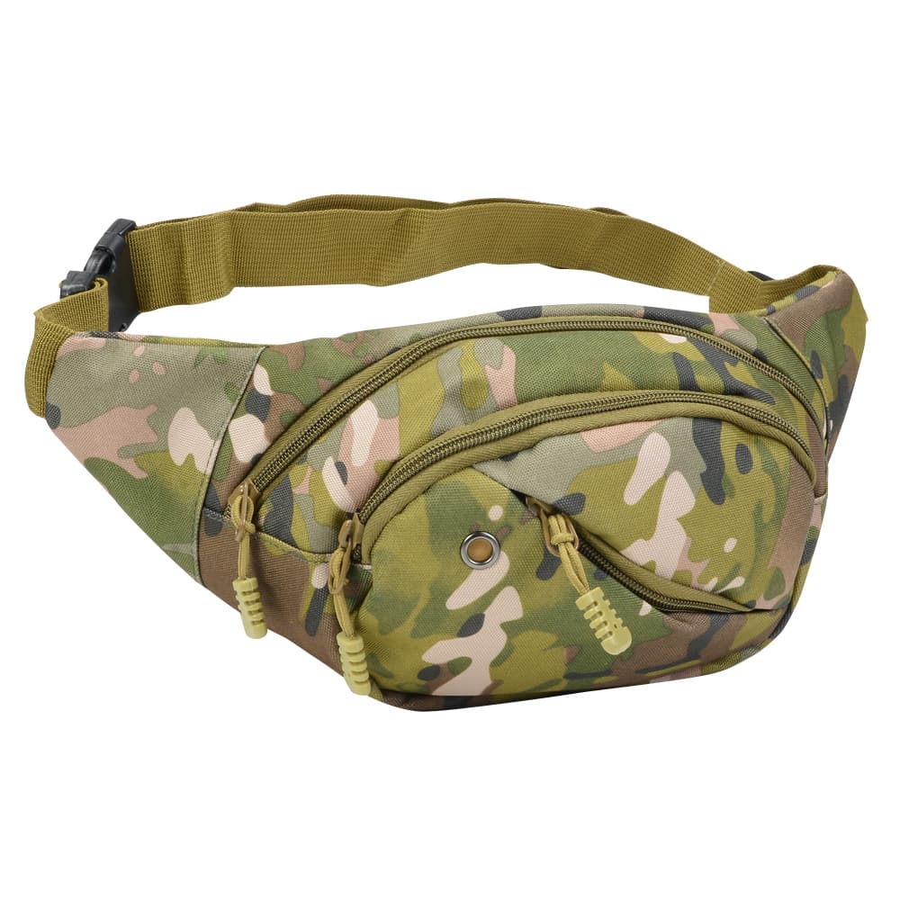 楽天市場】ウエストバッグ キャンバス生地 ボディバッグ 4連ポケット