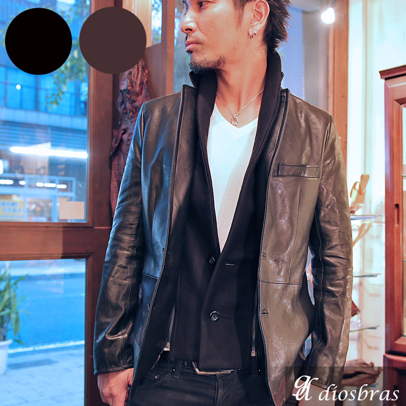 楽天市場】最強 本革 羊革 羊皮 ラム シープ スキン レザー テーラード