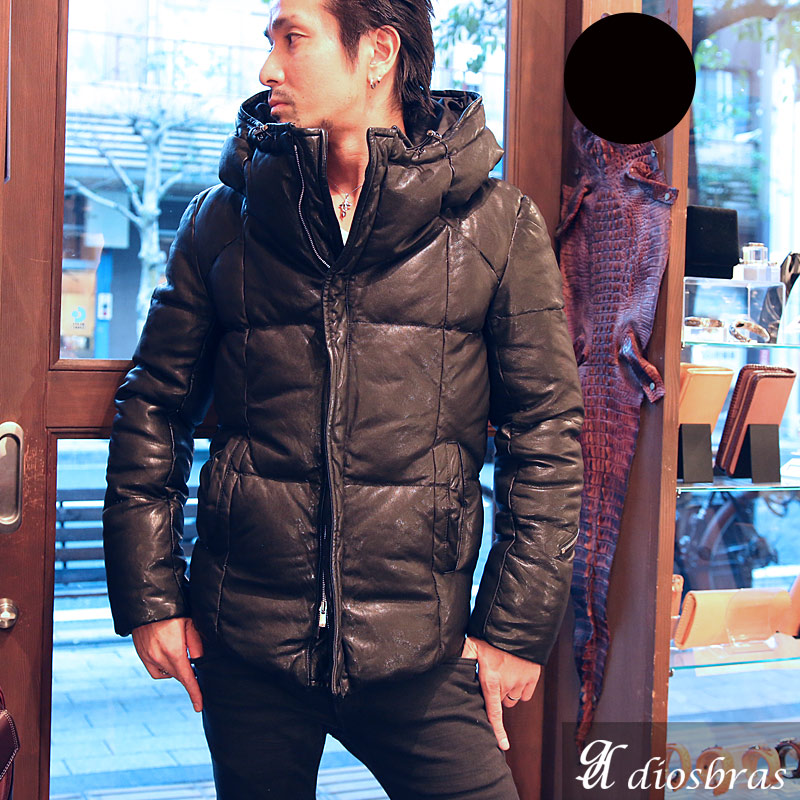 楽天市場】フーデット レザー ジャケット 最強 本革 羊革 羊皮 フード