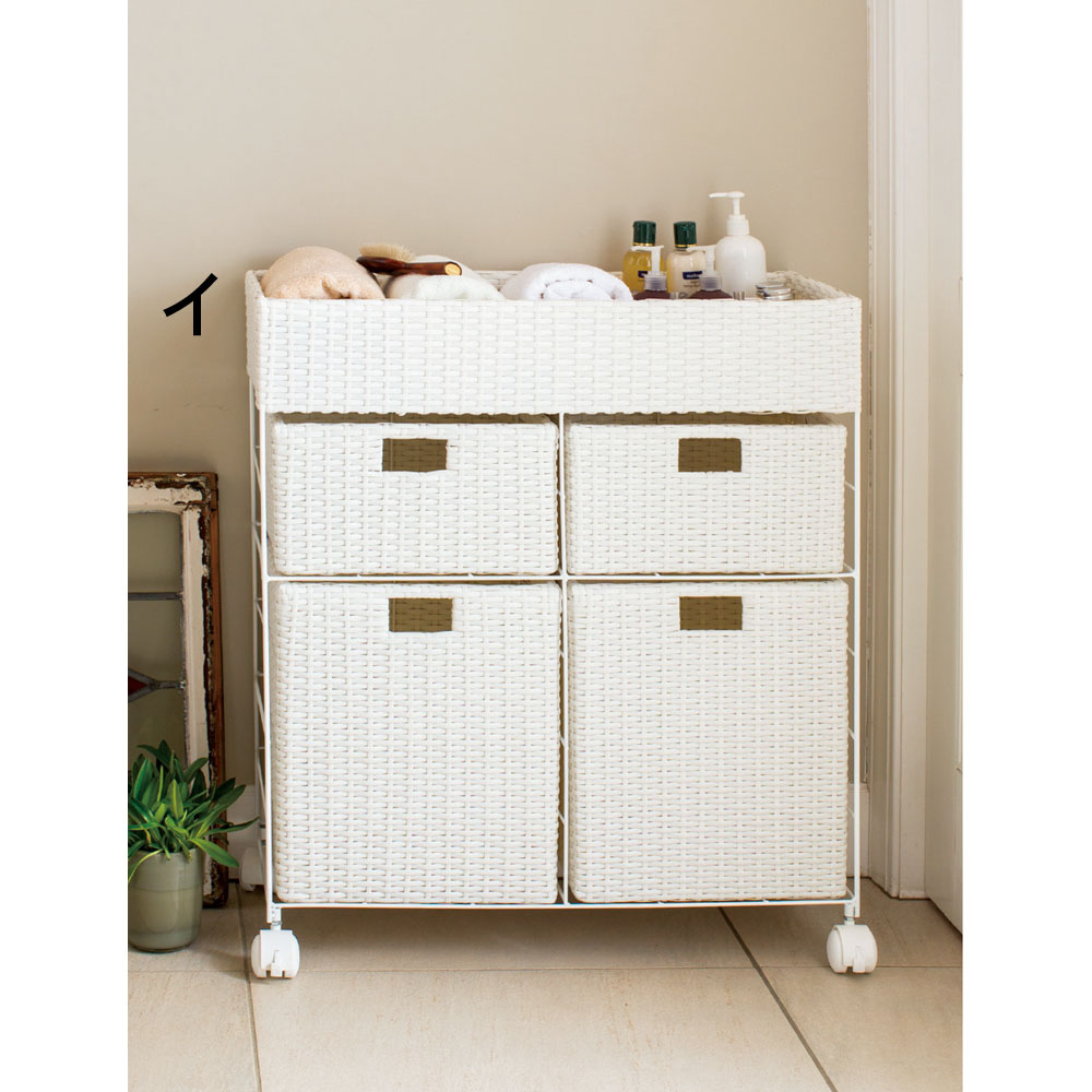 楽天市場】ディノス ランドリーチェスト ラタンの通販