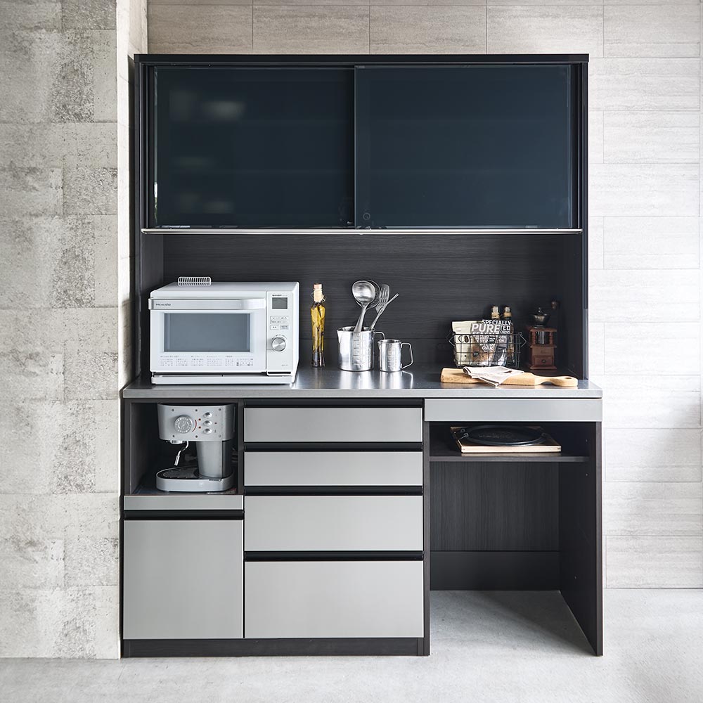 楽天市場】ステンレスバイブレーション仕上げ天板カウンター 幅160cm