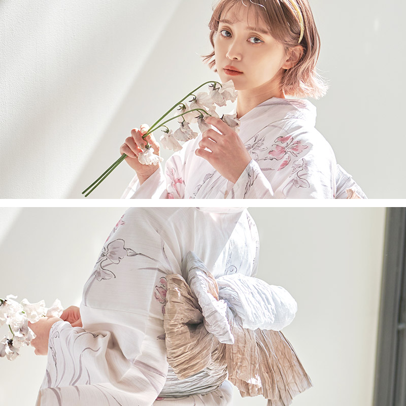 楽天市場】浴衣 レディース 5点セット （ゆかた・しわ兵児帯・下駄