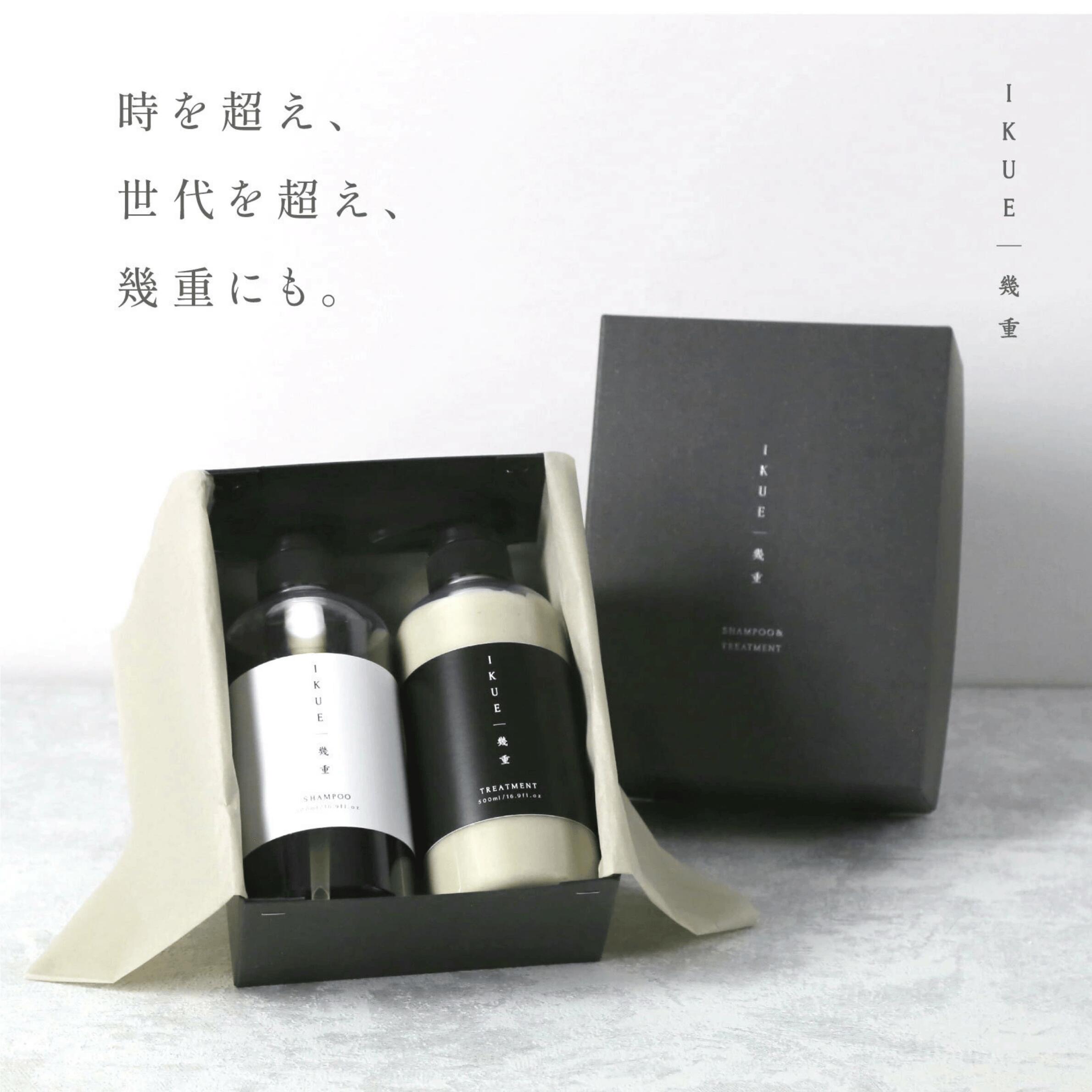 楽天市場】特製ギフトボックス IKUE 幾重 シャンプー＆トリートメント