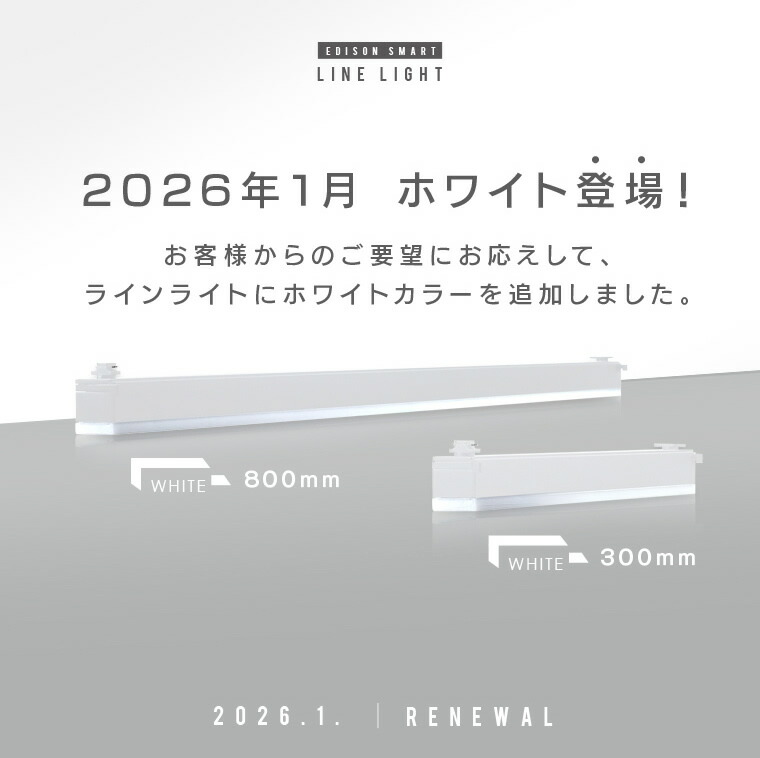 楽天市場】エジソンスマート ラインライト 300mm 800mm スマート照明