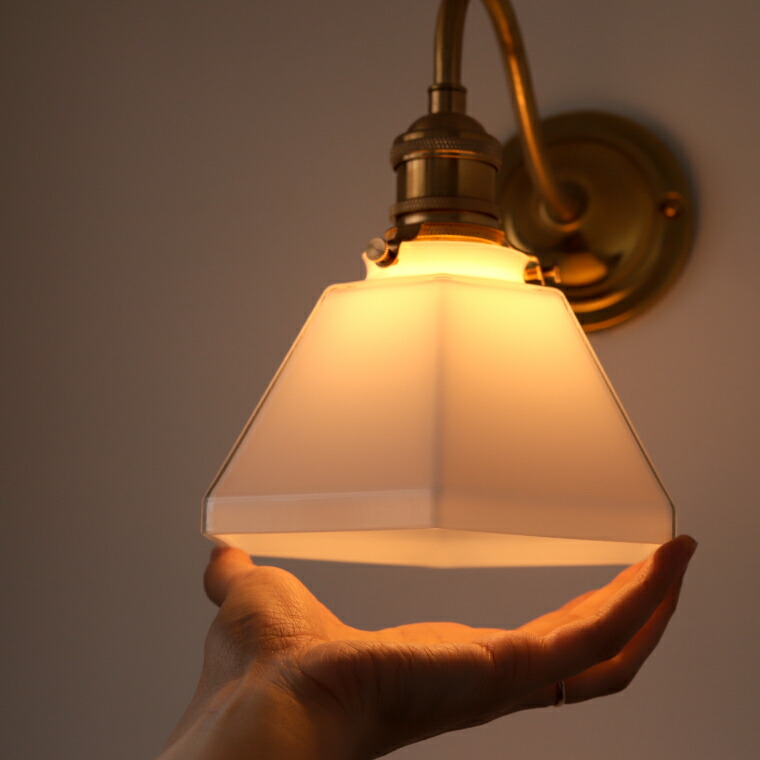 楽天市場】E17 レトロエントランスライトブラス＋ガラスシェード