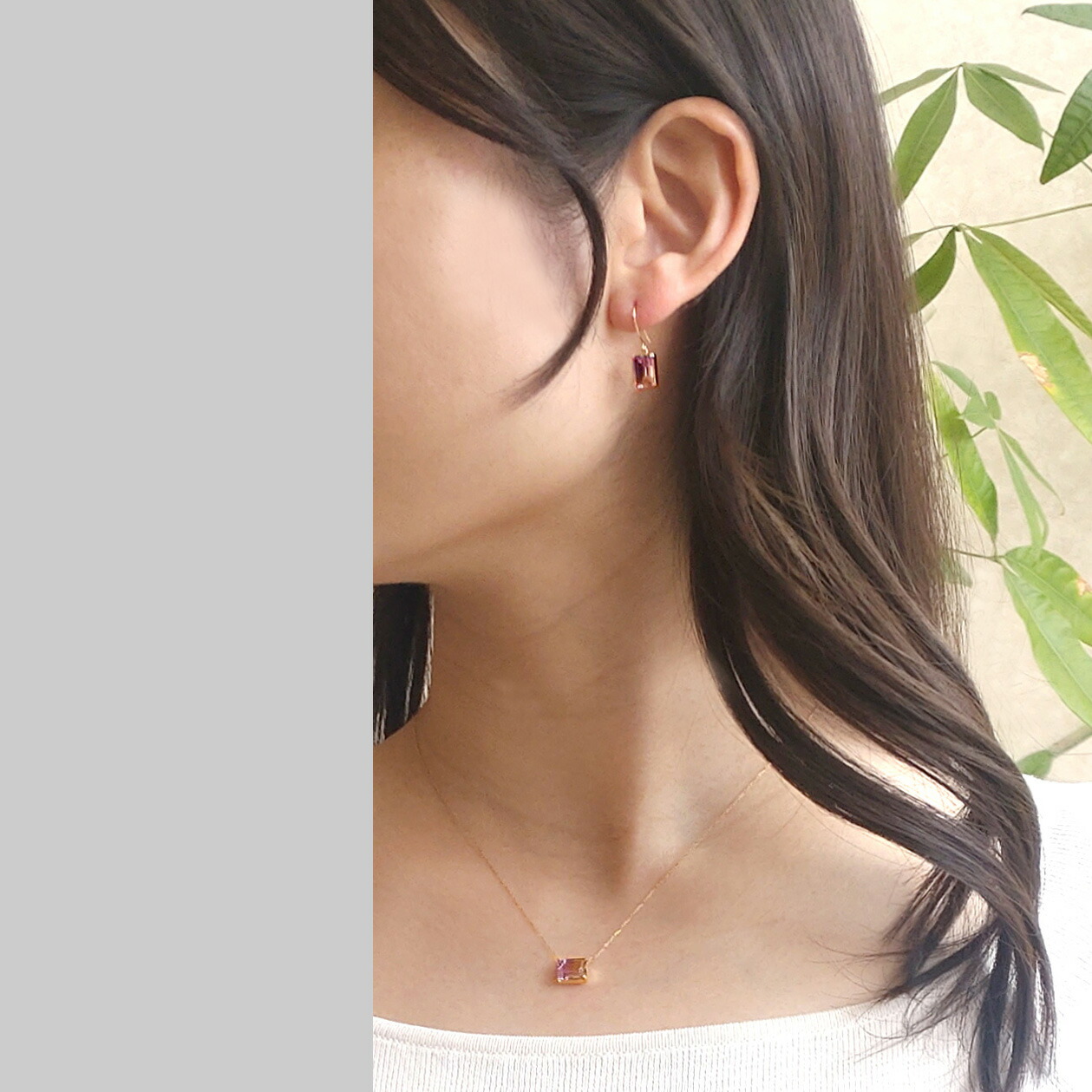 楽天市場】K18 または K10 イエローゴールド バイカラーアメトリン