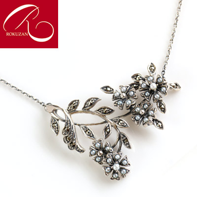 楽天市場】【碌山】 シルバー シードパールネックレス シードパール