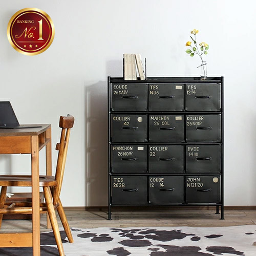 楽天市場】【レビュー特典付き】チェスト アイアン 収納 引き出し