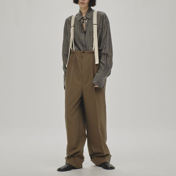 トゥデイフル Suspenders Highwaist Pants 新品