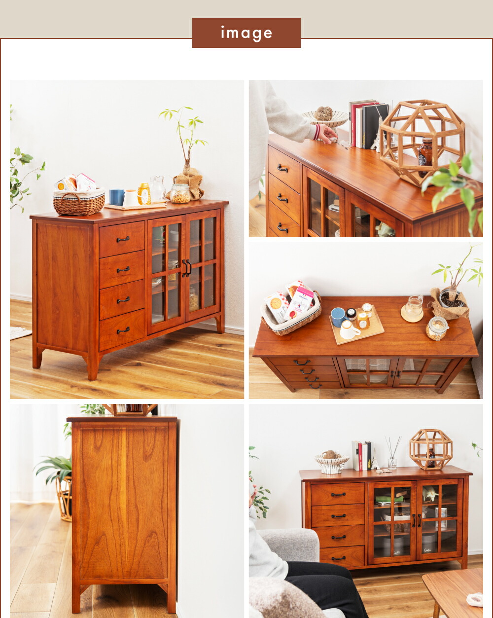 楽天市場】キャビネット チェスト 引き出し 完成品 おしゃれ ガラス