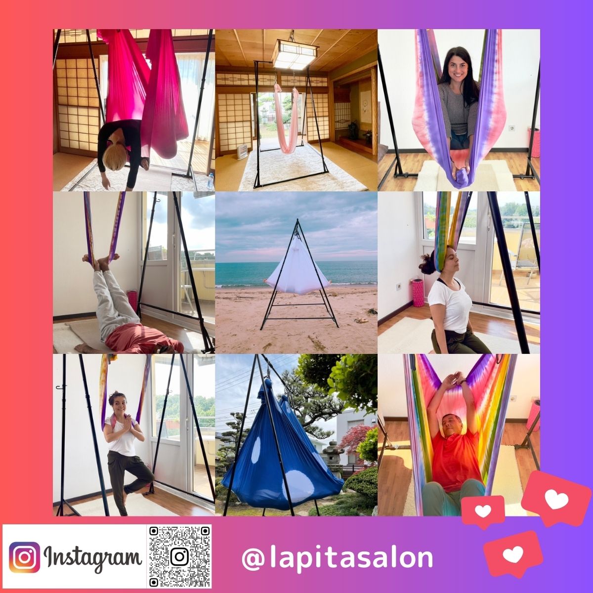 楽天市場】高さ調整機能豊富！エアリアルヨガスタンド 空中ヨガ