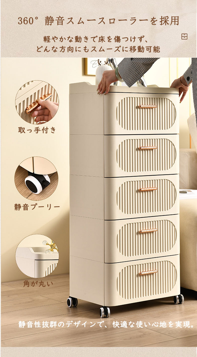 楽天市場】収納ボックス おしゃれ 衣装ケース チェスト 完成品