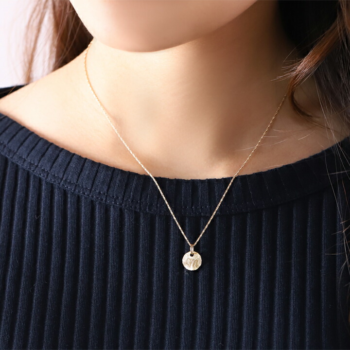 楽天市場】18金 ペンダントトップ k18 コインネックレス レディース